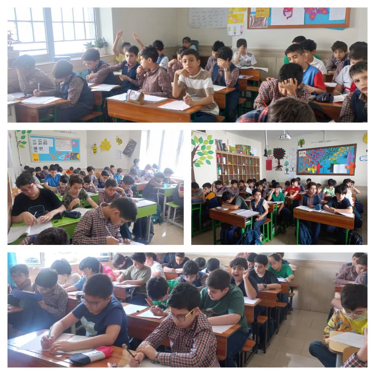 برگزاری آزمون پایانی مبتکران